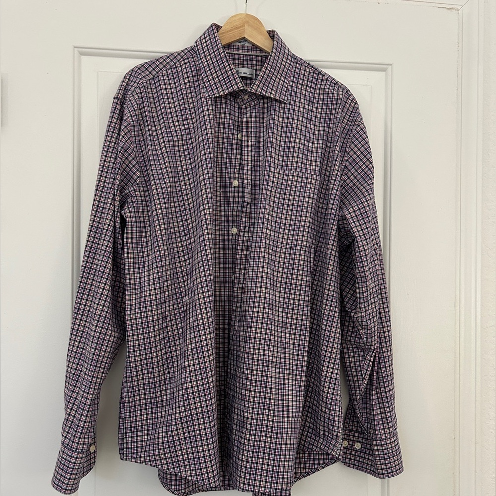 Men's Peter Millar Checkered Shirt